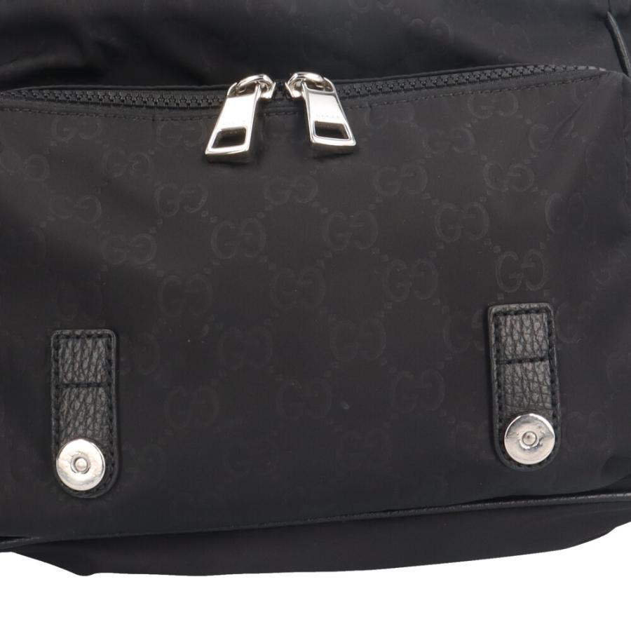 GUCCI（グッチ） GG柄メッセンジャーバッグ ショルダーバッグ ナイロン