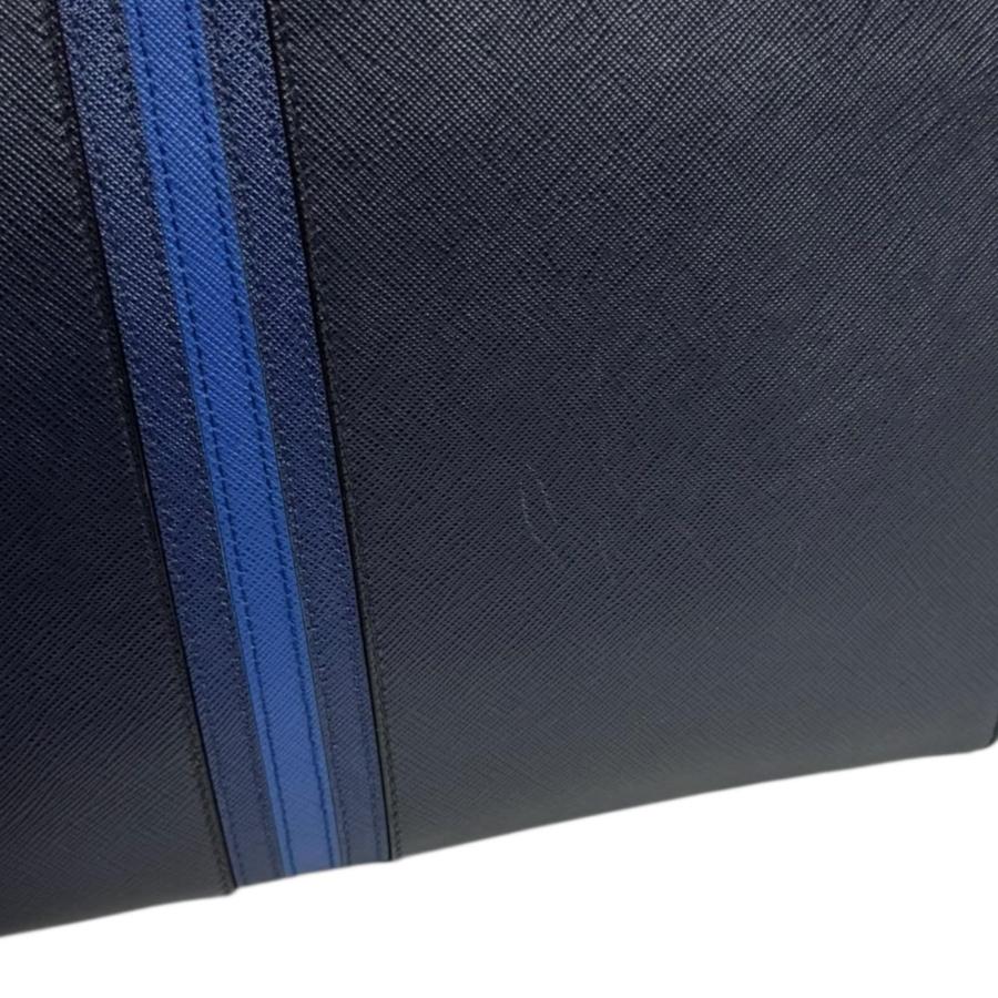 PRADA（プラダ） サフィアーノ クラッチバッグ レザー AV5841 ネイビー