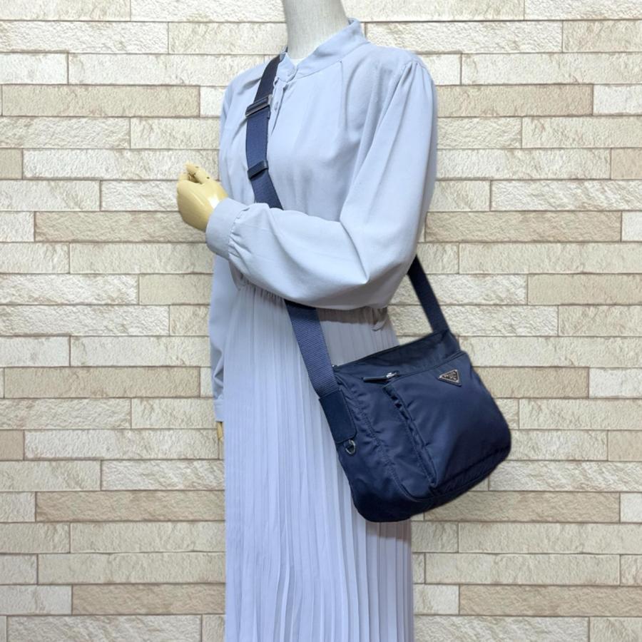 PRADA（プラダ） ショルダーバッグ ナイロン BT0909 ネイビー ユニ