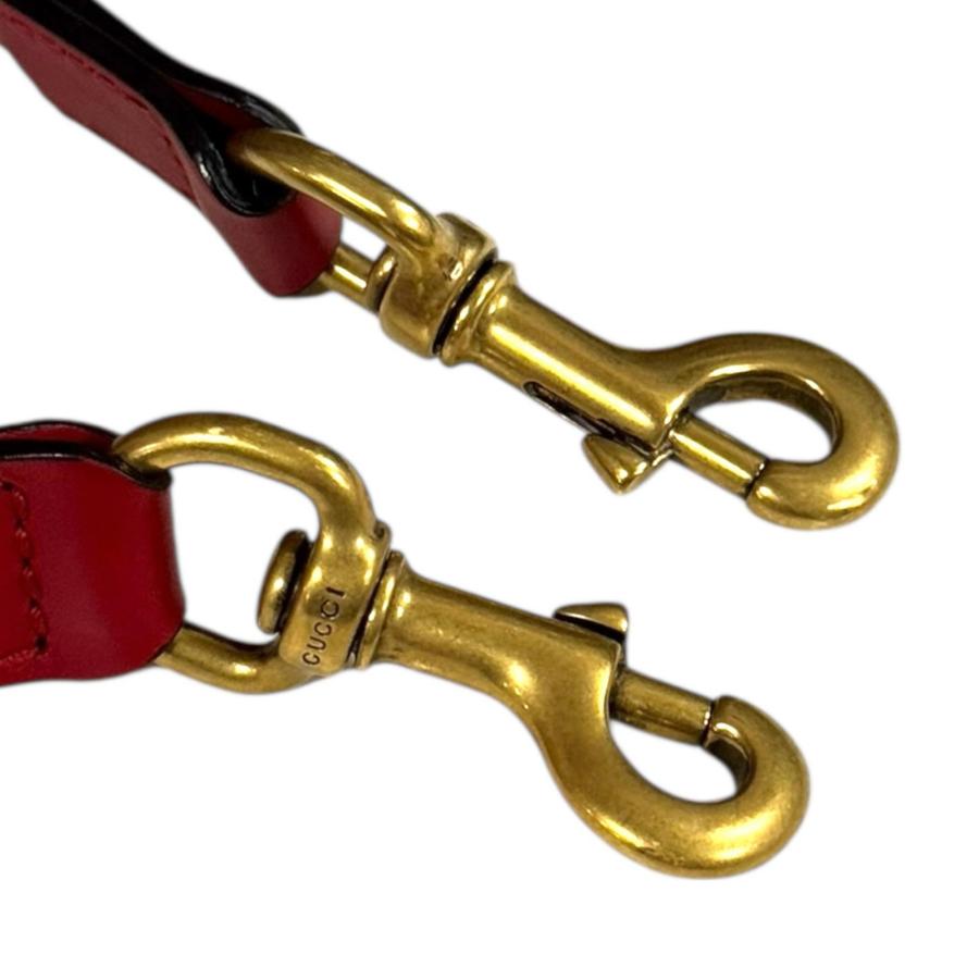 GUCCI（グッチ） ゴースト ショルダーバッグ レザー 429004 レッド