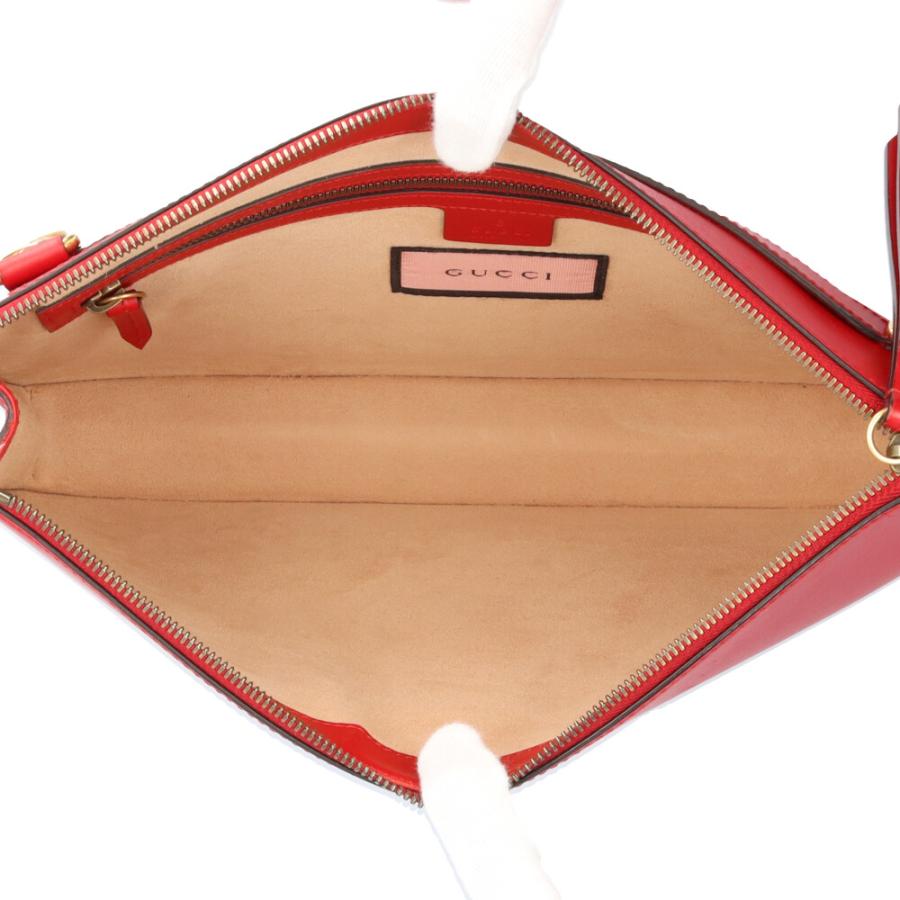 グッチ ゴースト ショルダーバッグ レザー 429004 レッド ユニセックス GUCCI  中古 R&Kリサイクルキング GUCCI（グッチ） ゴースト ショルダーバッグ レザー 429004 レッド