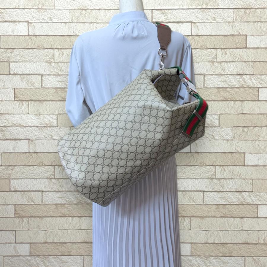 GUCCI（グッチ） GGトップハンドル ダッフルバッグ ショルダーバッグ