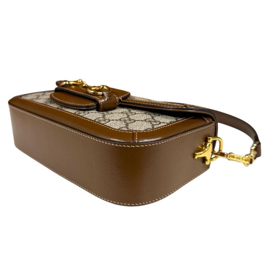 【美品】GUCCI　ホースビット　ショルダーバッグ　キャンバス GUCCI（グッチ） ホースビット 1955 ショルダーバッグ GGスプリーム