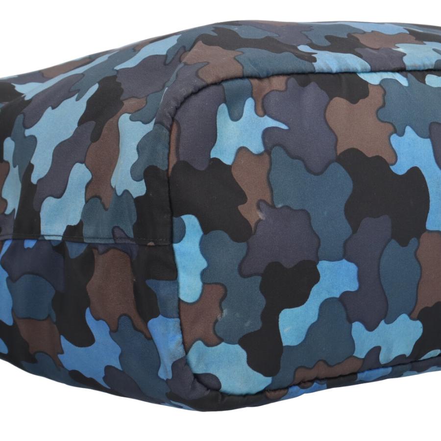 PRADA（プラダ） カモフラ ショルダーバッグ ナイロン 1BG189 ブルー