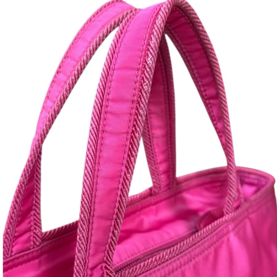 プラダ リボン ショルダーバッグ ナイロン 1BA084 ピンク レディース PRADA  中古 R&Kリサイクルキング PRADA（プラダ） リボン ショルダーバッグ ナイロン 1BA084 ピンク