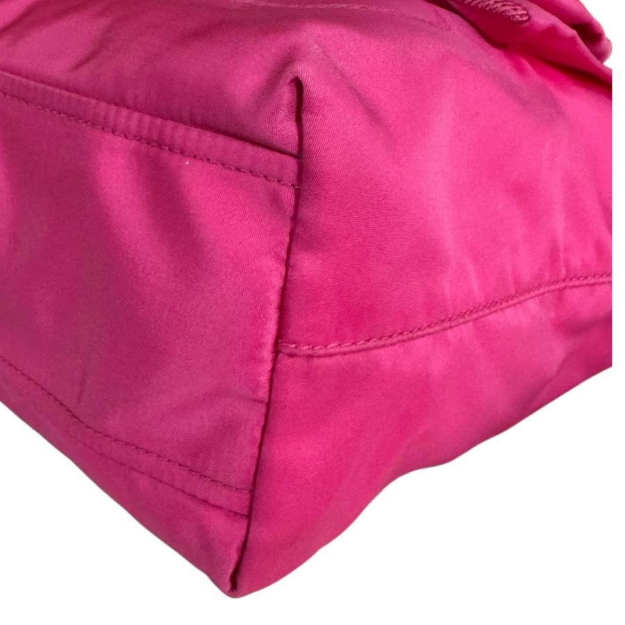 PRADA（プラダ） リボン ショルダーバッグ ナイロン 1BA084 ピンク