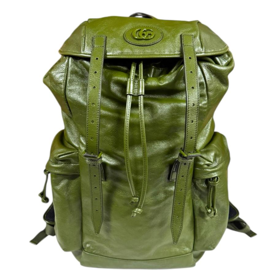 グッチ ダブルG バックパック リュック・デイパック レザー 725657 メンズ GUCCI  中古 R&Kリサイクルキング GUCCI（グッチ） ダブルG バックパック リュック・デイパック レザー