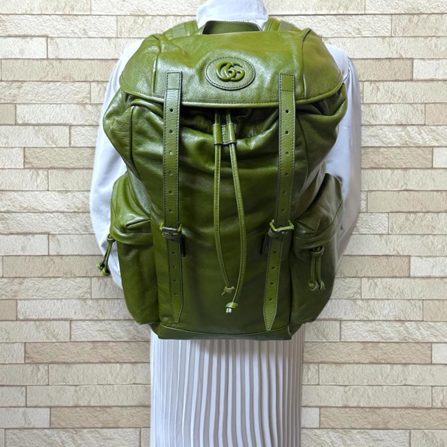 GUCCI（グッチ） ダブルG バックパック リュック・デイパック レザー