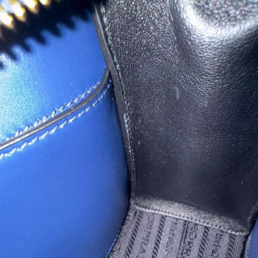 PRADA（プラダ） サフィアーノ ショルダーバッグ レザー 1BH104 ブルー