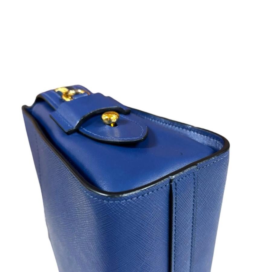 PRADA（プラダ） サフィアーノ ショルダーバッグ レザー 1BH104 ブルー