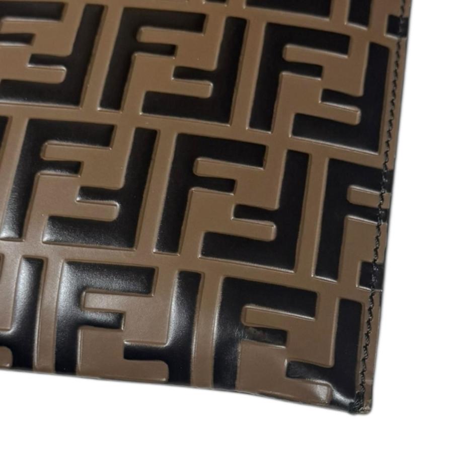 FENDI（フェンディ） ズッカ ショルダーバッグ レザー 7VA437 ブラウン