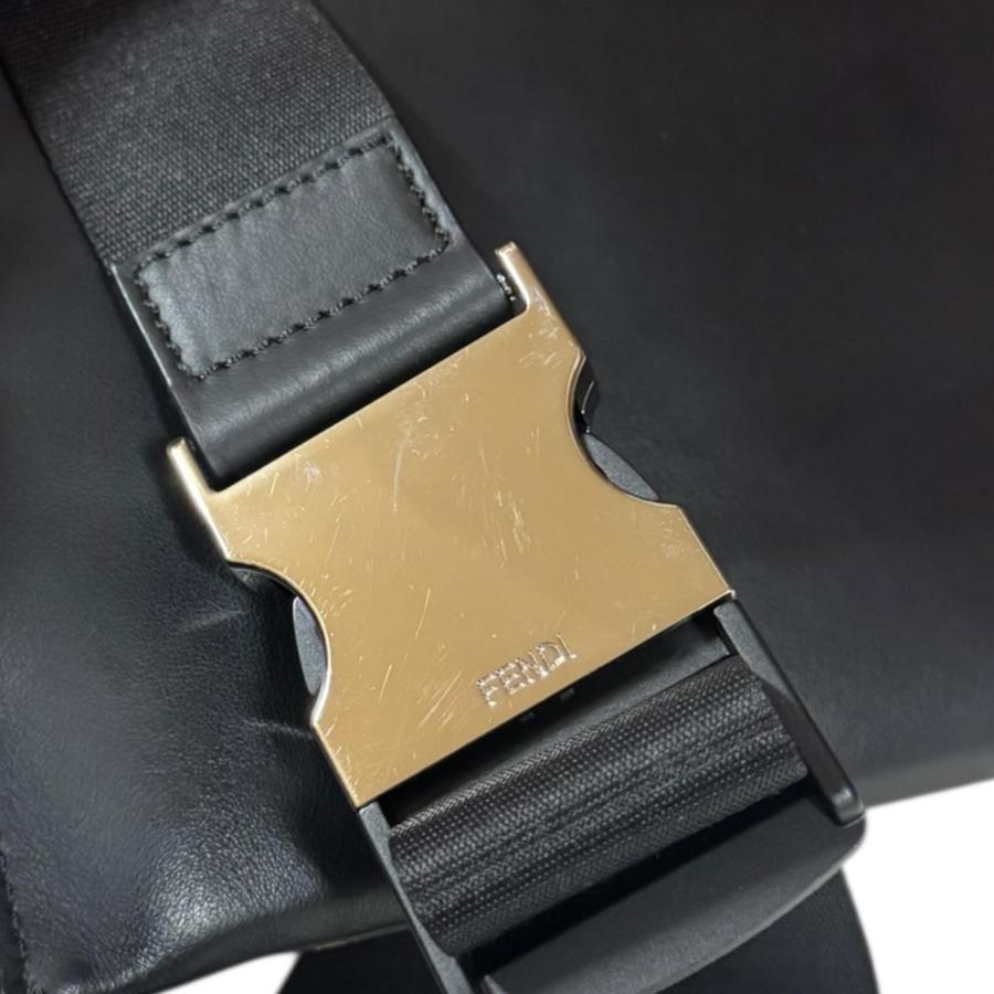 FENDI（フェンディ） ズッカ ショルダーバッグ レザー 7VA437 ブラウン