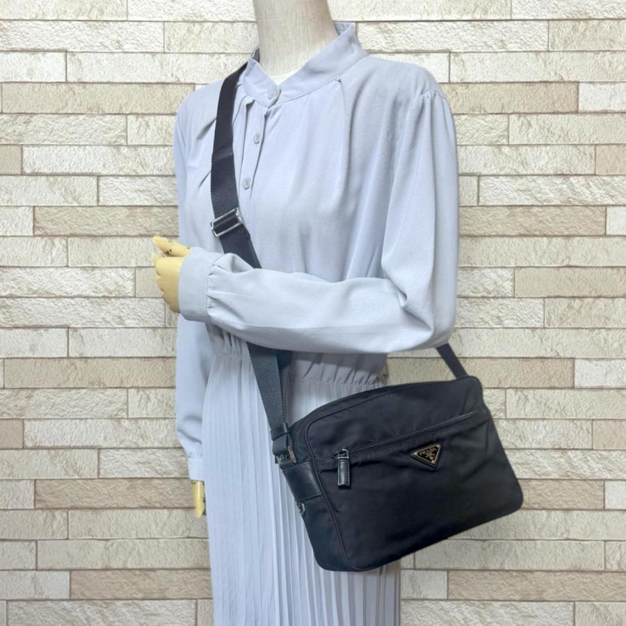 PRADA（プラダ） ショルダーバッグ ナイロン BT0166 ブラック