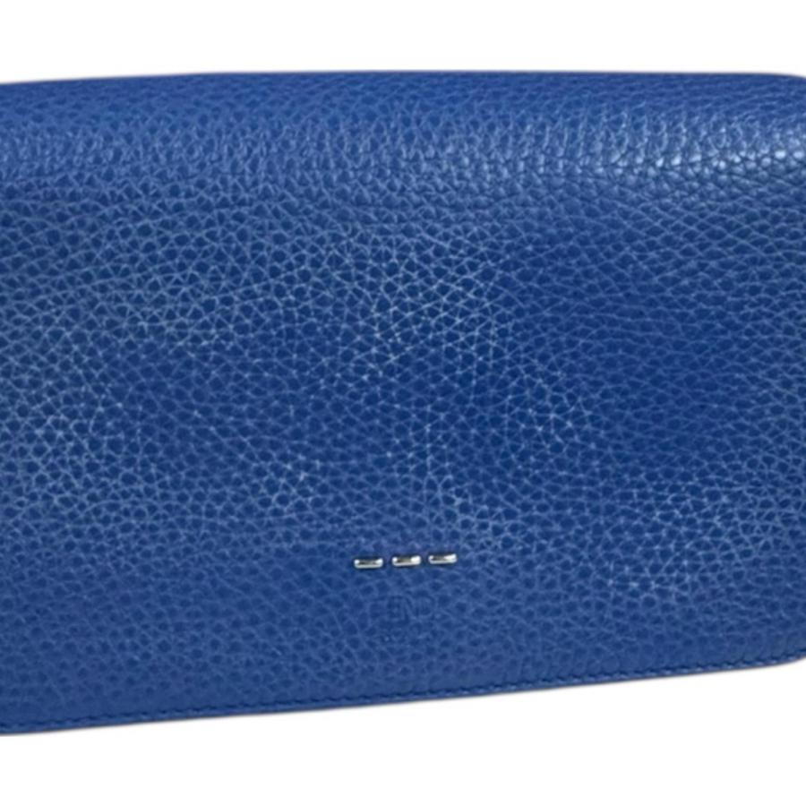 FENDI フェンディ ショルダーバッグ  青 【古着】【中古】【送料無料】 FENDI（フェンディ） ショルダーバッグ レザー 7M0299 ブルー