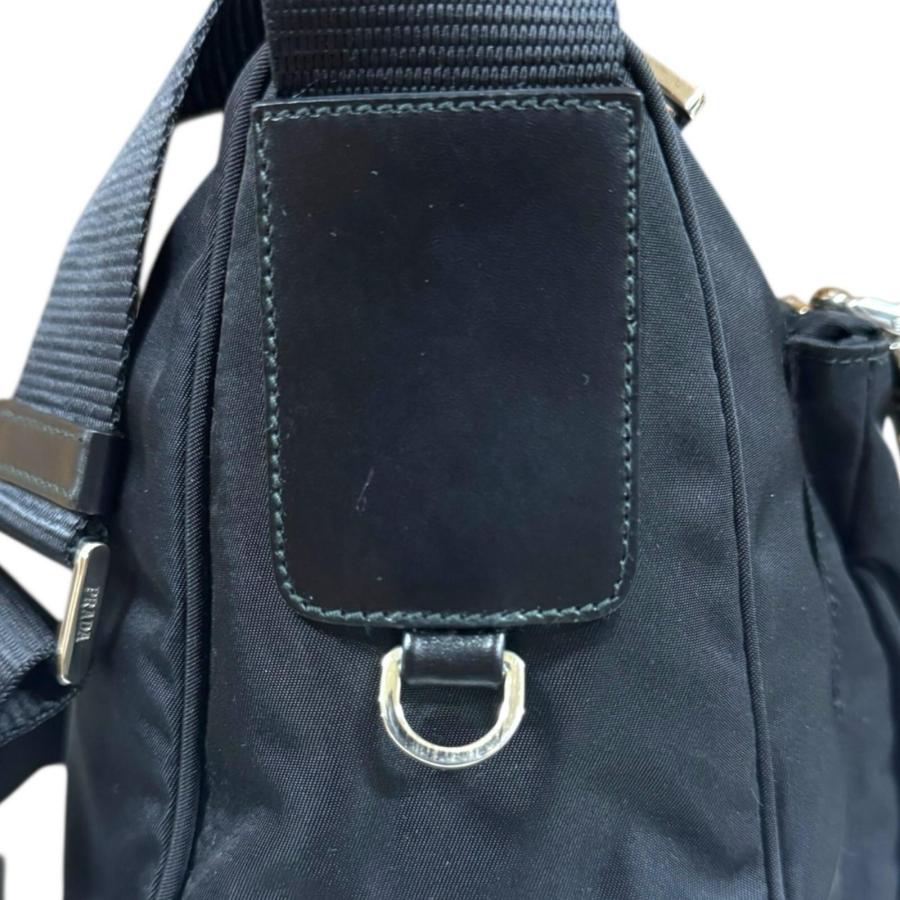 PRADA（プラダ） ショルダーバッグ ナイロン ブラック メンズ 中古