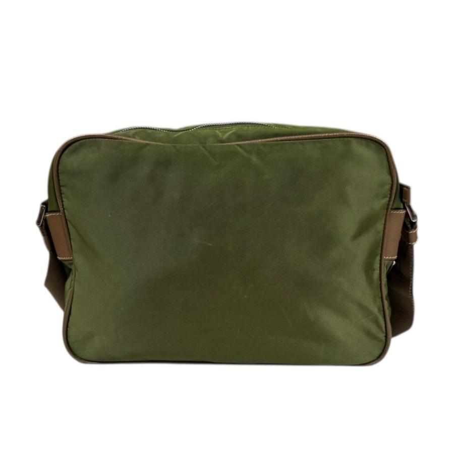 PRADA（プラダ） ショルダーバッグ ナイロン グリーン レディース 中古