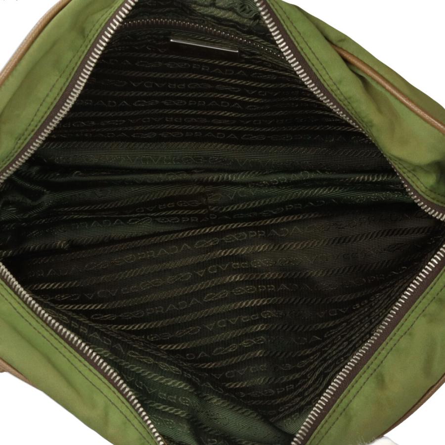 PRADA（プラダ） ショルダーバッグ ナイロン グリーン レディース 中古