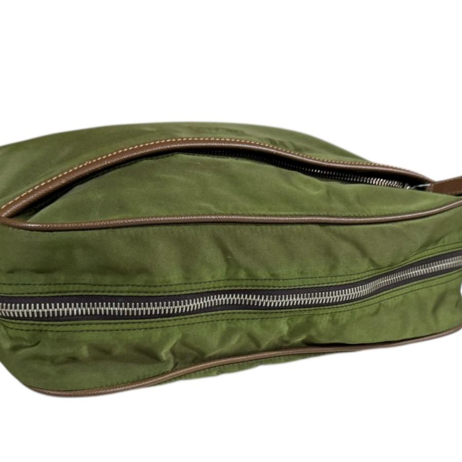 PRADA（プラダ） ショルダーバッグ ナイロン グリーン レディース 中古