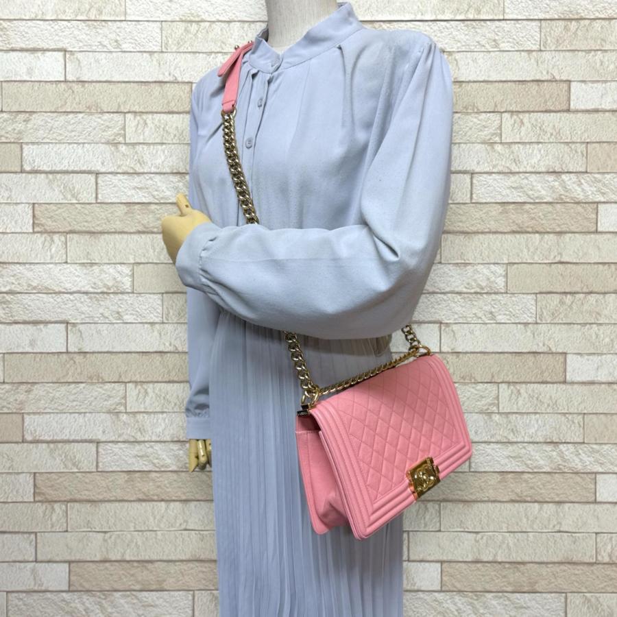 CHANEL（シャネル） ボーイシャネル ショルダーバッグ キャビアスキン