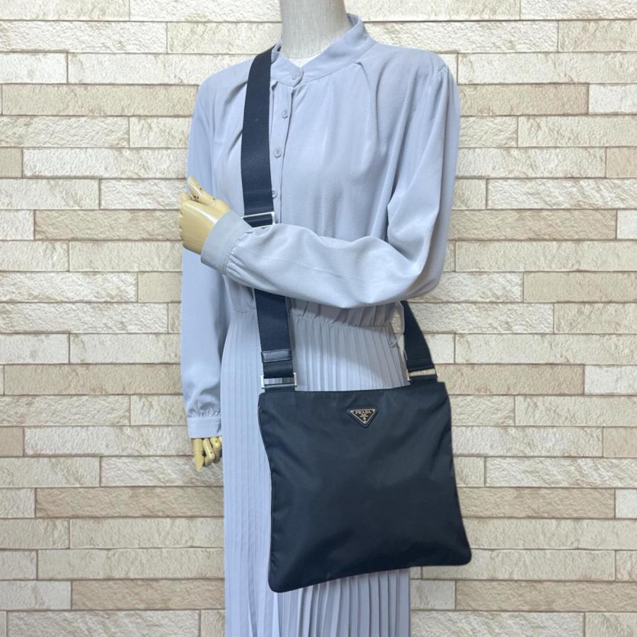 PRADA（プラダ） ショルダーバッグ ナイロン VA0053 ブラック