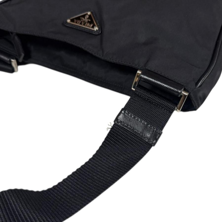 PRADA（プラダ） ショルダーバッグ ナイロン ブラック レディース 中古