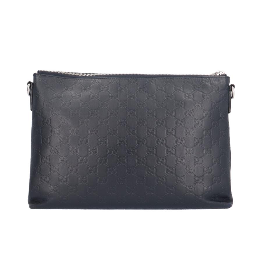 GUCCI（グッチ） グッチシマ ショルダーバッグ レザー 473882 ネイビー