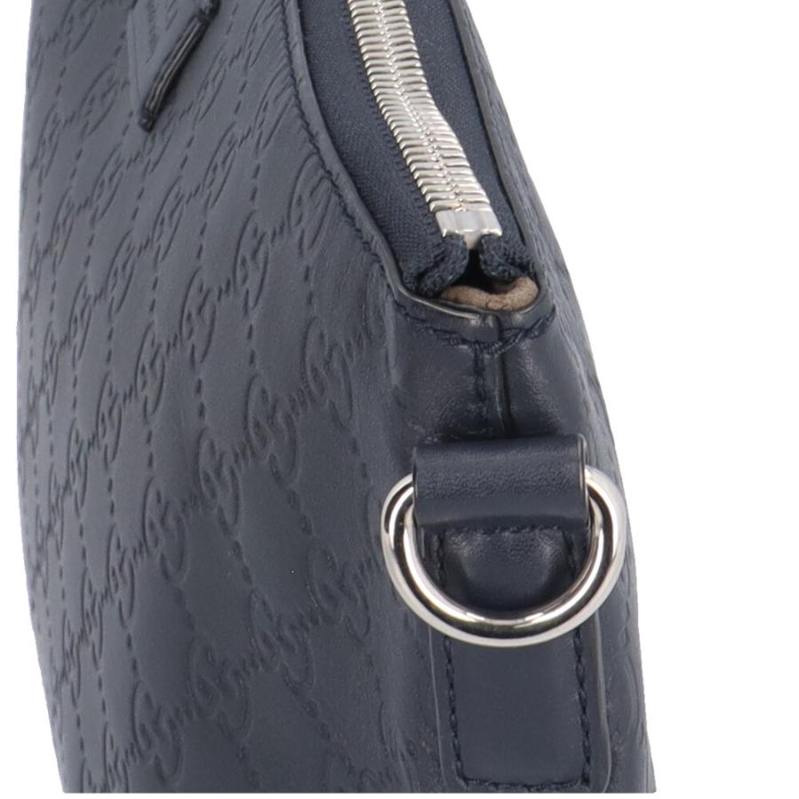 GUCCI（グッチ） グッチシマ ショルダーバッグ レザー 473882 ネイビー