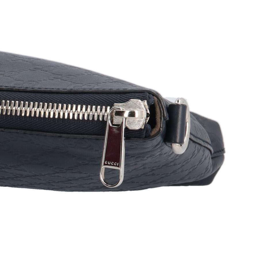 GUCCI（グッチ） グッチシマ ショルダーバッグ レザー 473882 ネイビー