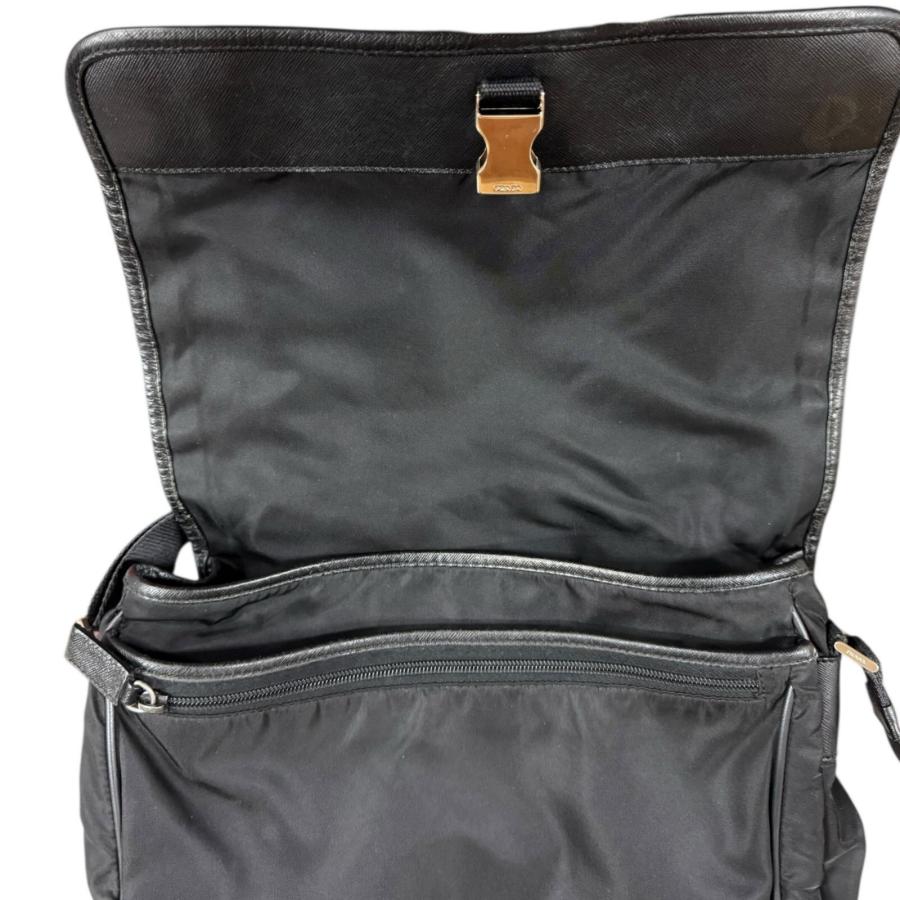 PRADA（プラダ） ショルダーバッグ ナイロン ブラック メンズ 中古