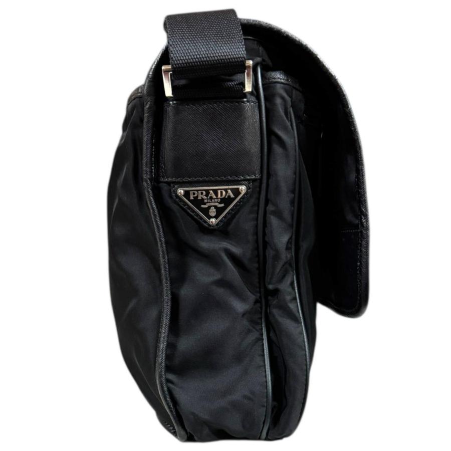 PRADA（プラダ） ショルダーバッグ ナイロン ブラック メンズ 中古