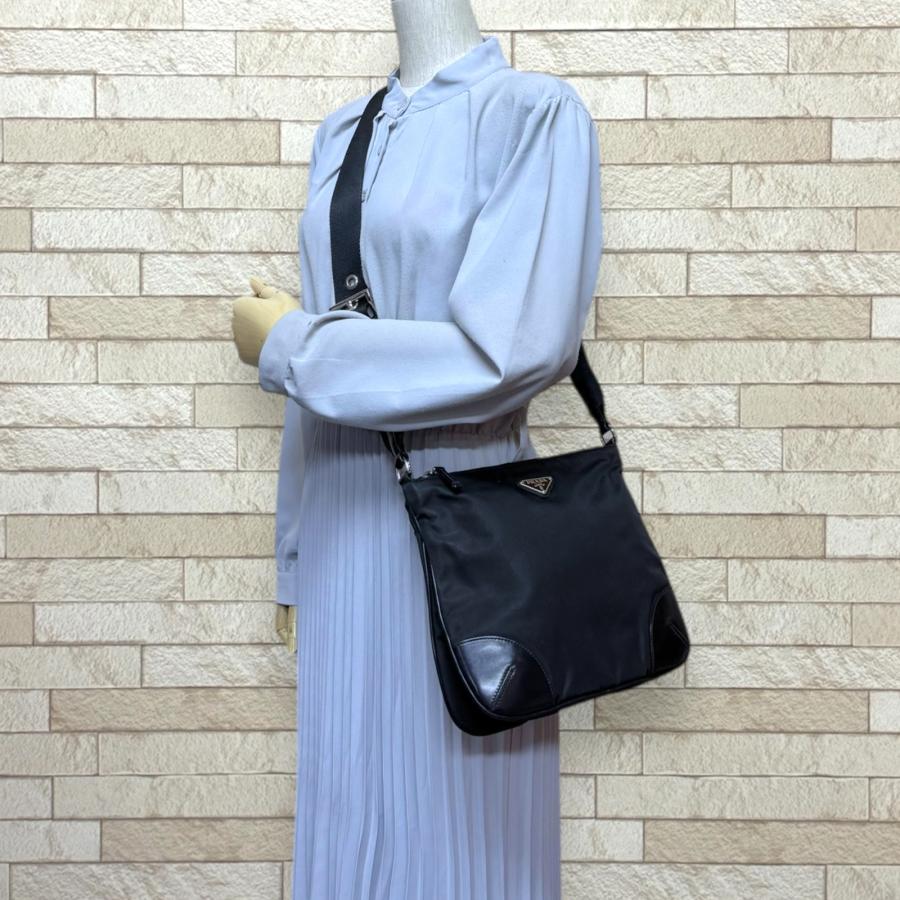 PRADA（プラダ） ショルダーバッグ ナイロン BT0332 ブラック ユニ