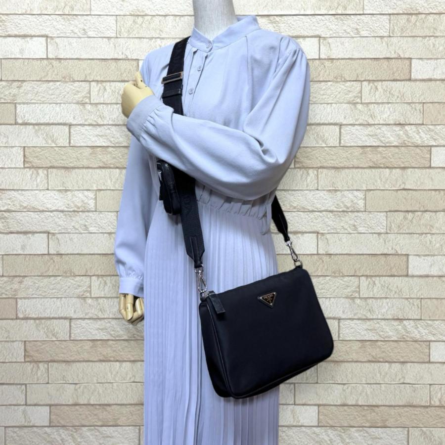 PRADA（プラダ） ショルダーバッグ ナイロン ブラック ユニセックス