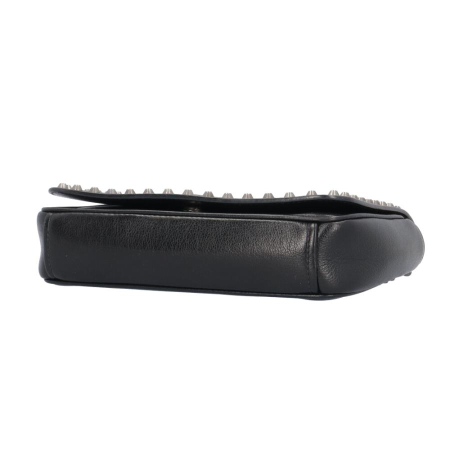 PRADA（プラダ） ロゴ スタッズ ショルダーバッグ レザー 1BD147