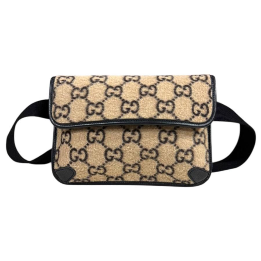GUCCI（グッチ） GGウール ボディバッグ ウール 598181 ベージュ