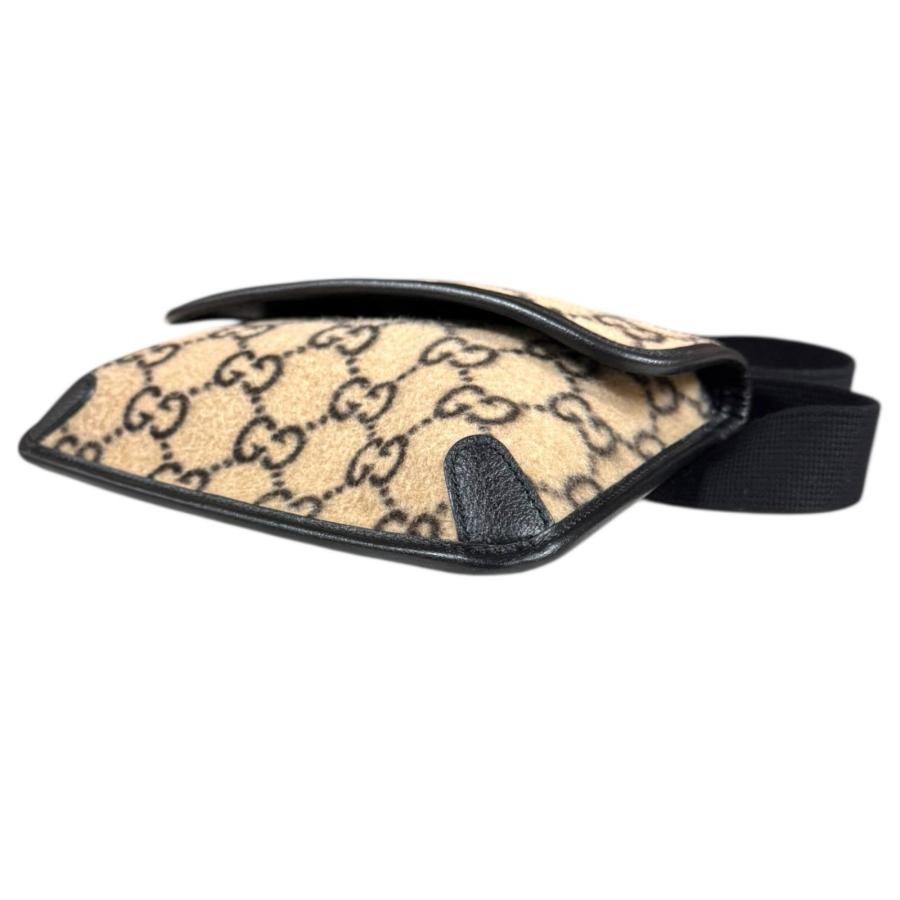 Gucci ボディバッグ ベージュ・黒 GUCCI（グッチ） GGウール ボディバッグ ウール 598181 ベージュ