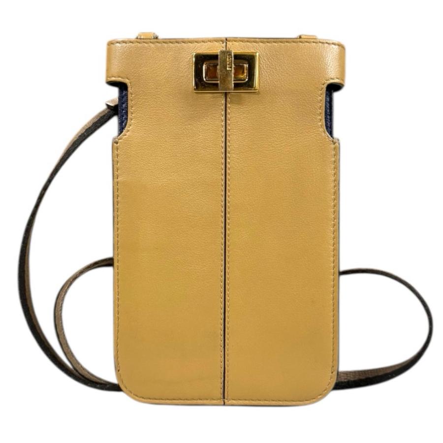 FENDI（フェンディ） ピーカフォン ショルダーバッグ レザー 8M0442