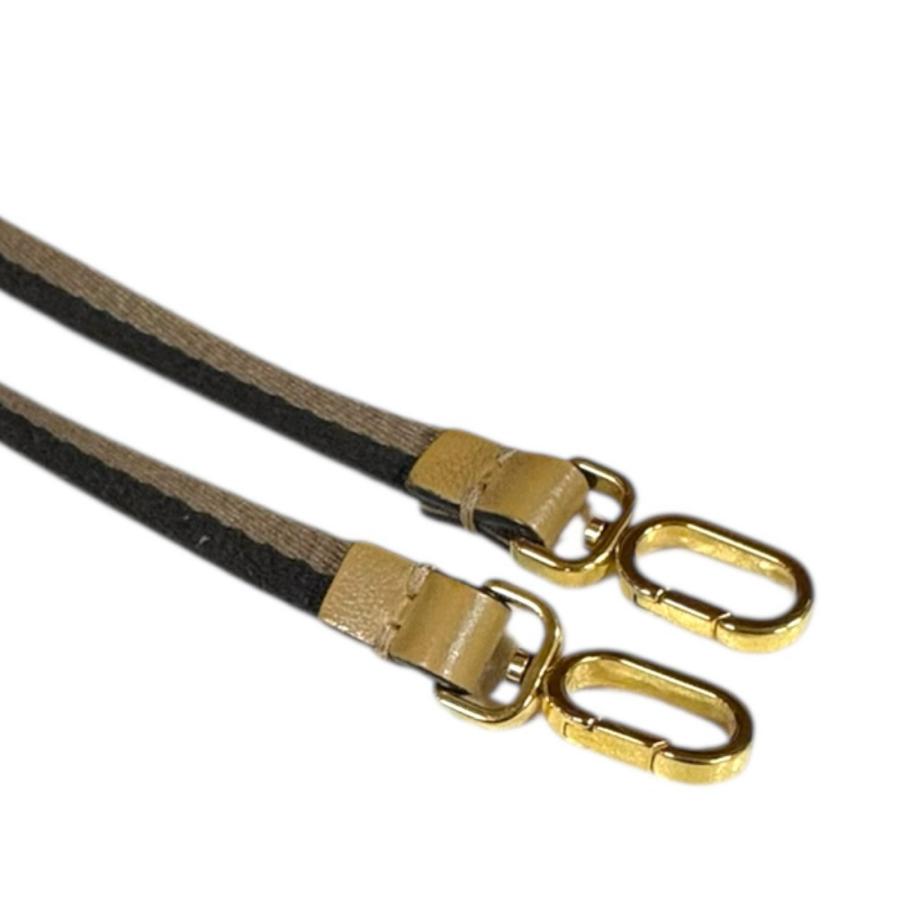 フェンディ ピーカフォン ショルダーバッグ レザー 8M0442 ベージュ ユニセックス FENDI  中古 FENDI（フェンディ） ピーカフォン ショルダーバッグ レザー 8M0442