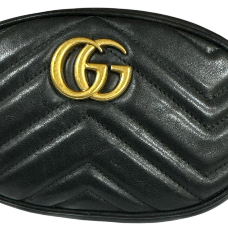 GUCCI（グッチ） キルティングベルトバッグ GGマーモント ウエスト