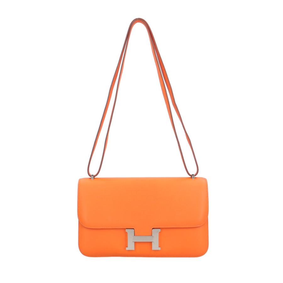 エルメス コンスタンス エラン ショルダーバッグ オレンジ レディース HERMES  中古 HERMES（エルメス） コンスタンス エラン ショルダーバッグ オレンジ
