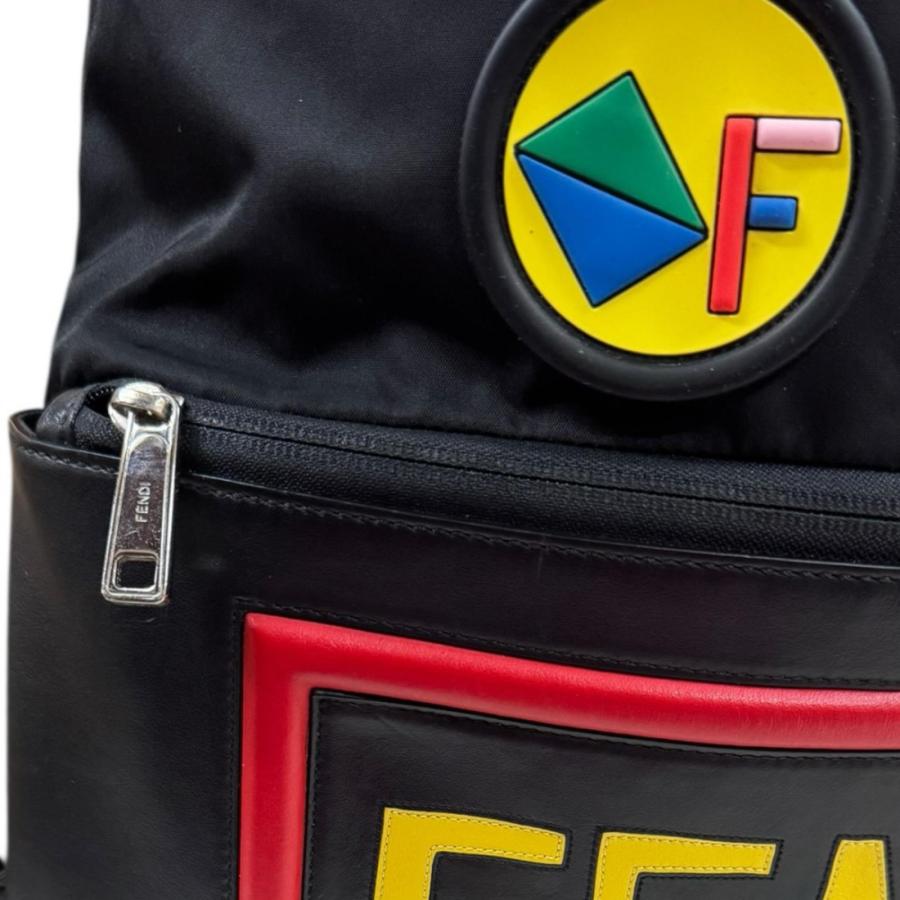 FENDI（フェンディ） ロゴ フェイス リュック・デイパック ナイロン