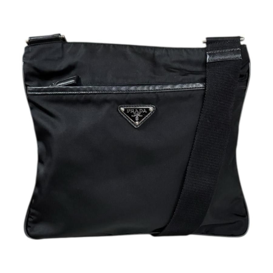 PRADA（プラダ） ショルダーバッグ ナイロン 2VH053 ブラック メンズ