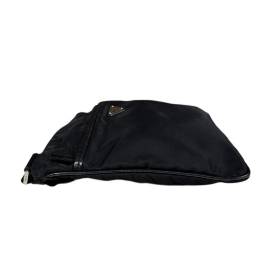 美品　PRADA プラダ 2VH053 サコッシュ斜め掛けショルダーバッグ　黒 PRADA（プラダ） ショルダーバッグ ナイロン 2VH053 ブラック メンズ