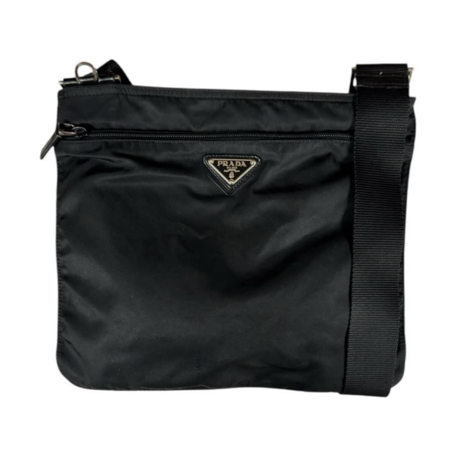 PRADA（プラダ） ショルダーバッグ ナイロン ブラック メンズ 中古