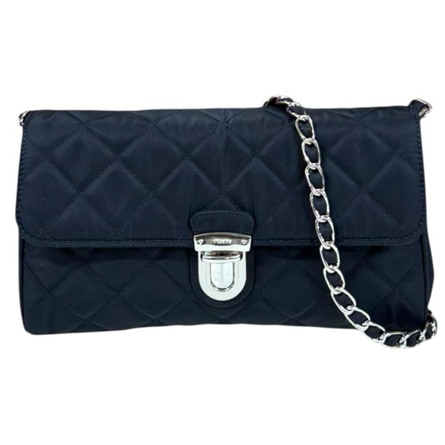 PRADA（プラダ） ショルダーバッグ ナイロン ブラック レディース 中古 