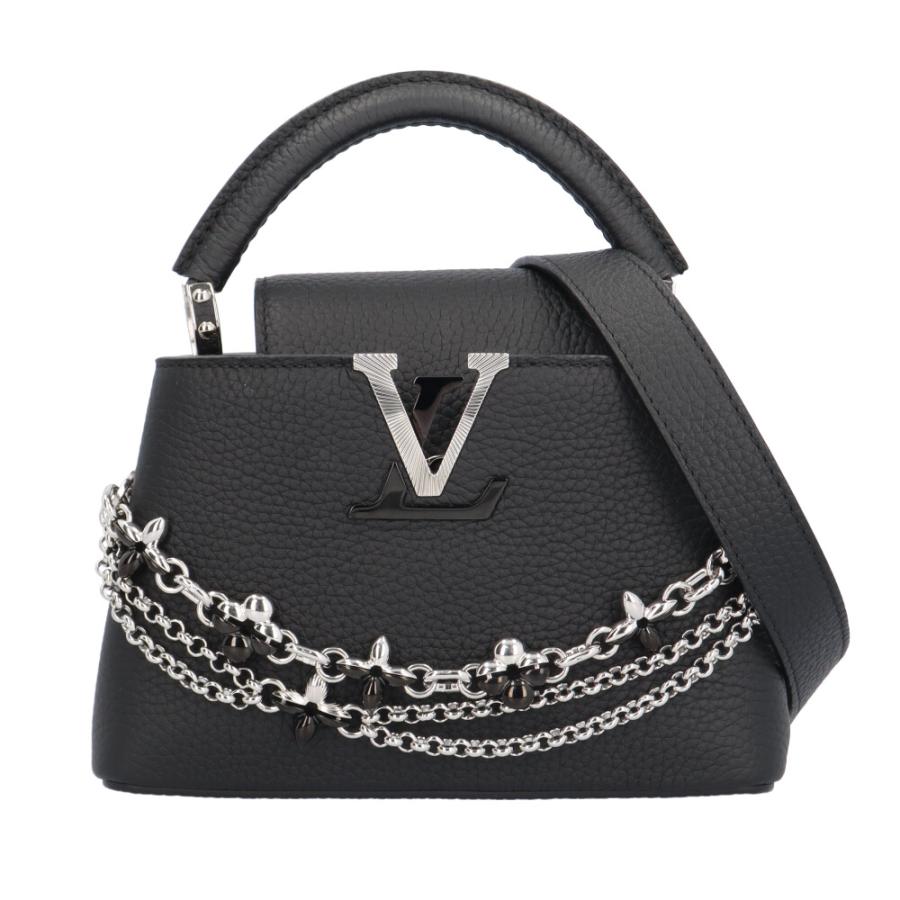 ルイヴィトン カプシーヌMINI ショルダーバッグ トリヨンレザー M26351 ブラック レディース LOUIS VUITTON  中古 LOUIS VUITTON（ルイ・ヴィトン） カプシーヌMINI ショルダーバッグ