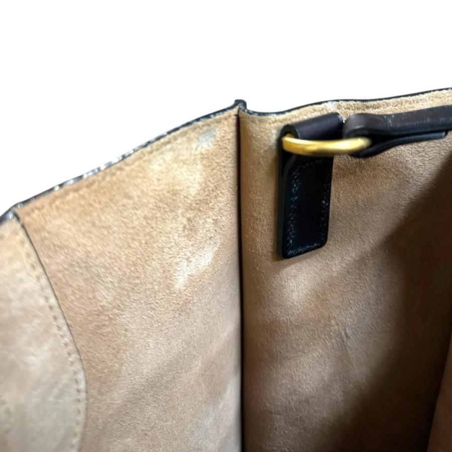 GUCCI（グッチ） ゴースト ショルダーバッグ レザー 414476 ブラック