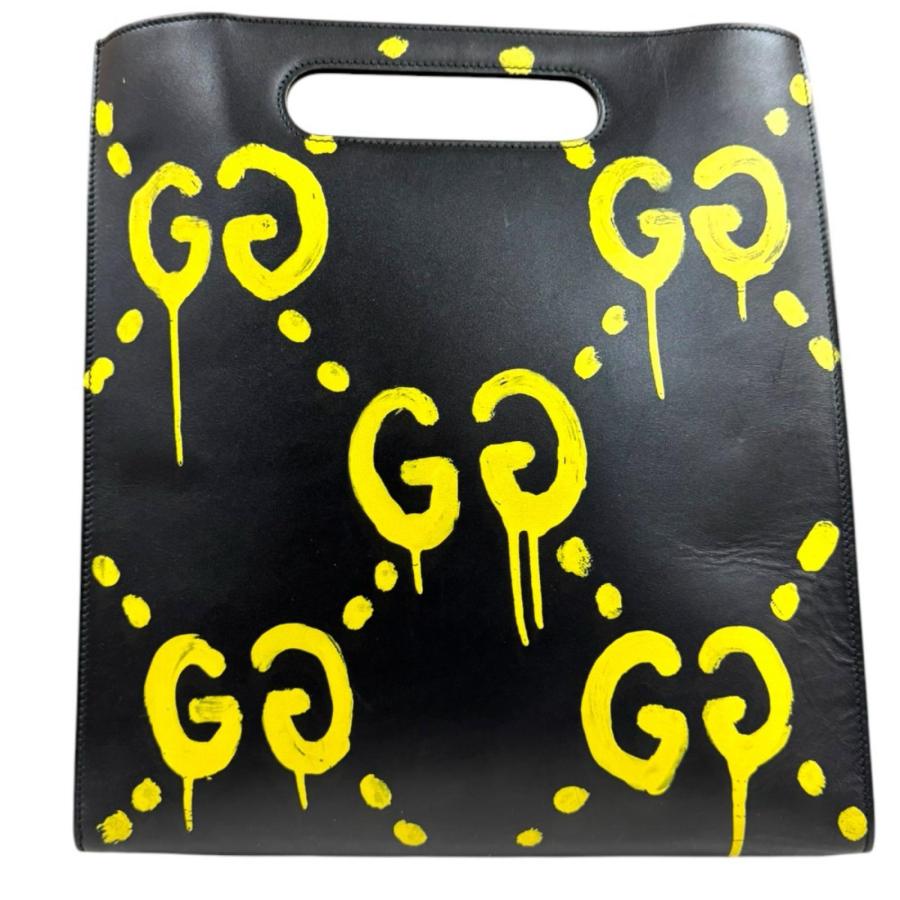 GUCCI（グッチ） ゴースト ショルダーバッグ レザー 414476 ブラック