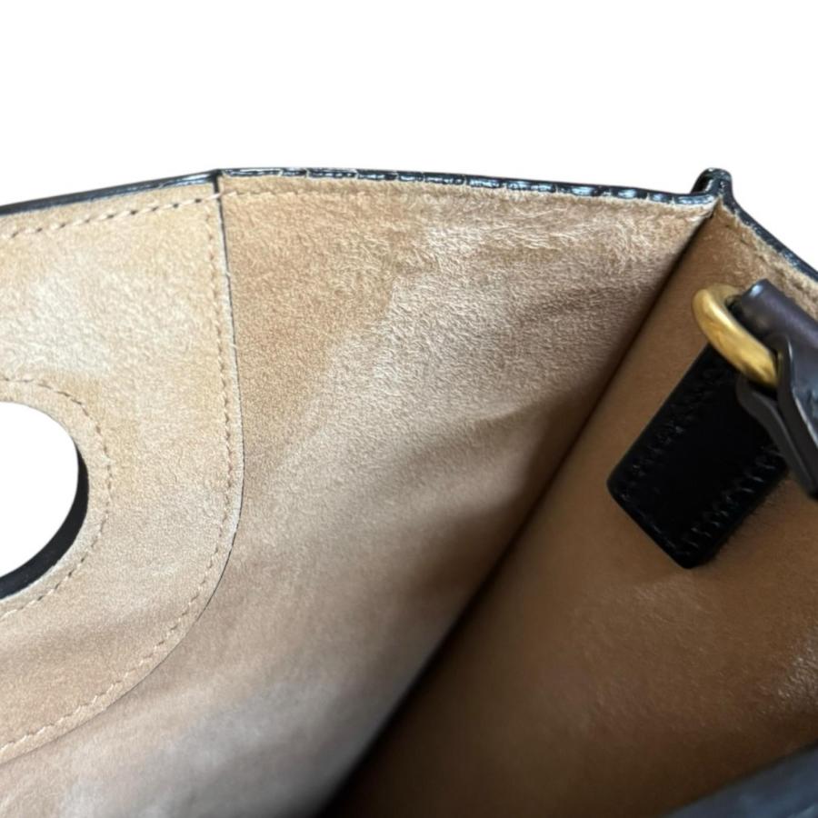 GUCCI（グッチ） ゴースト ショルダーバッグ レザー 414476 ブラック