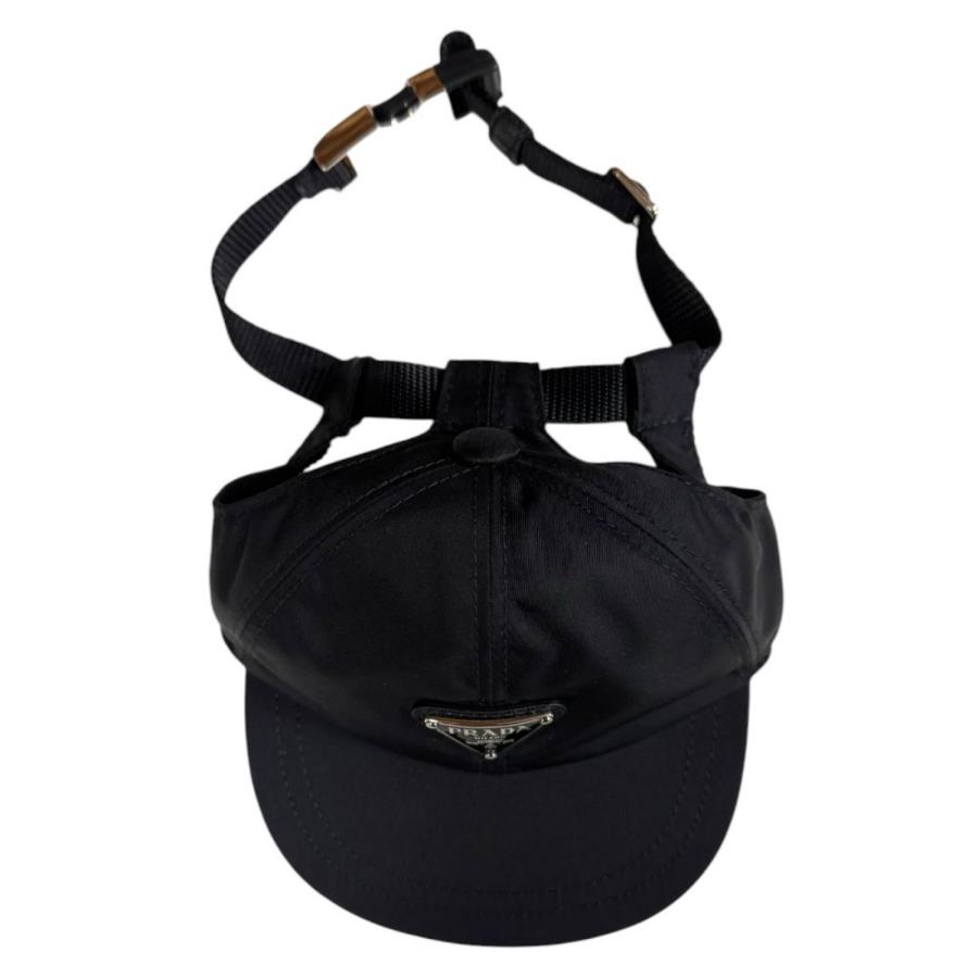 プラダPRADA Re-Nylonナイロン製 ドッグキャップ PRADA（プラダ） 犬用ベースボールキャップ ペット用品 リナイロン