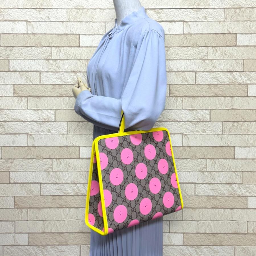 GUCCI（グッチ） チルドレンズ GGスプリーム ハンドバッグ PVC 605614 
